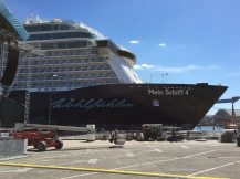 Der Bug der Mein Schiff 4 - Kiel 2015